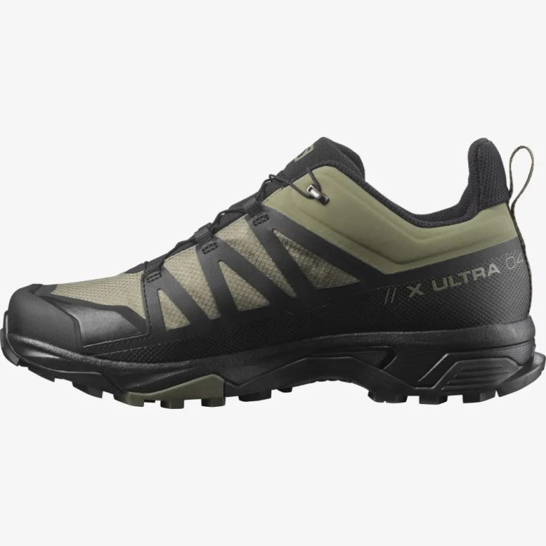 Salomon X Ultra 4 Siroke Topanky GTX Turisticke Topanky Panske Čierne Olivovo Zelená | SK 1MKAZE